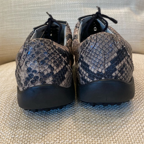 FOOTJOY LOPRO GOLF SHOES WOMENS SIZE 7 SNAKE PRINT MEDIUM #97022 - Picture 8 of 13